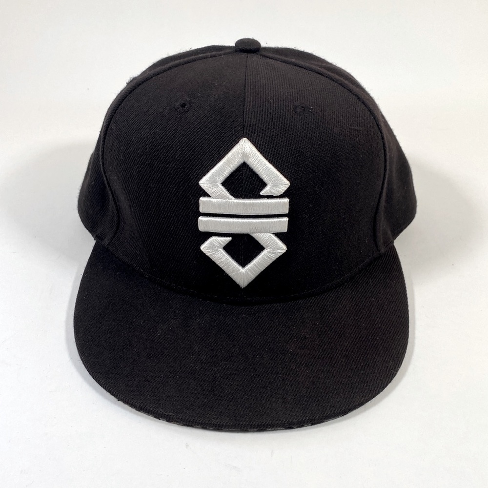 King Kulture Black SnapBack White Embroidered Logo Adjustable Hat